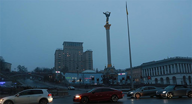 基輔遭遇大面積停電